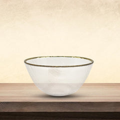 Japanese gold trimming bowl with gold rim