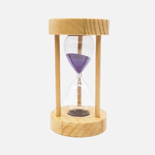 15 Minute Hourglass Sandglass Egg Timer Sand Timer With Wooden Frame