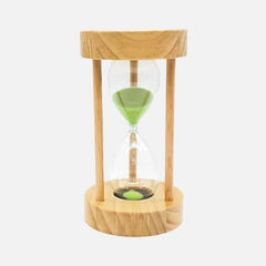 15 Minute Hourglass Sandglass Egg Timer Sand Timer With Wooden Frame