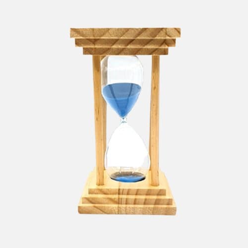 Counter Hourglass 15 Minutes Sand Timer Home Decoration Wooden Retro: