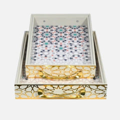 Decorative Food Serving Tray (Set of 2)