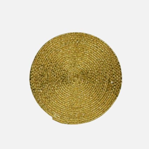 Golden Round Placemats