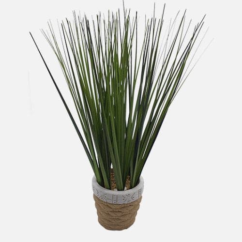 Nearly Natural Onion Shape Grass With Pot