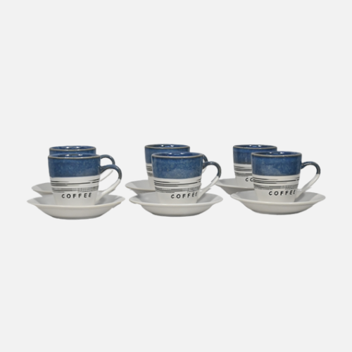 Double Shade Coffee Cup with Saucer