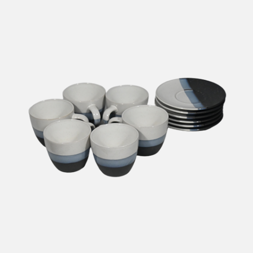Triple Shade Cup Saucer Set